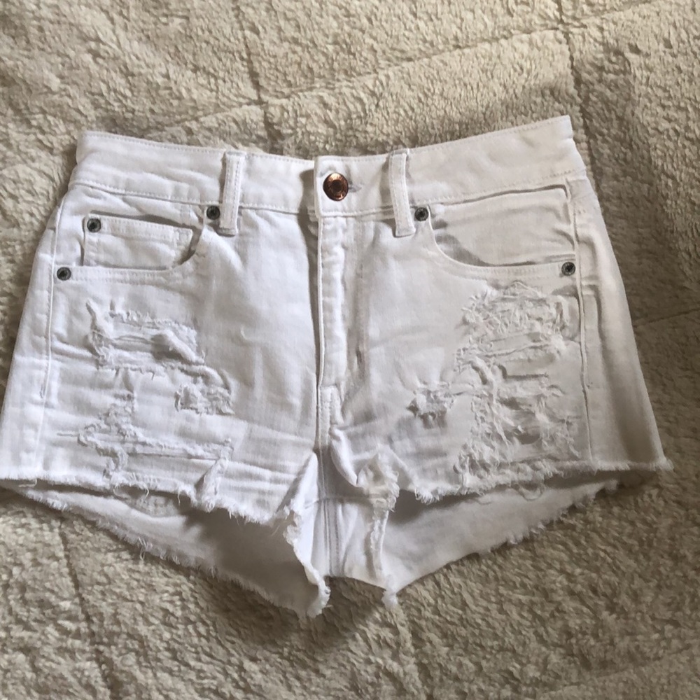 American Eagle Hi Rise Jean Shorts